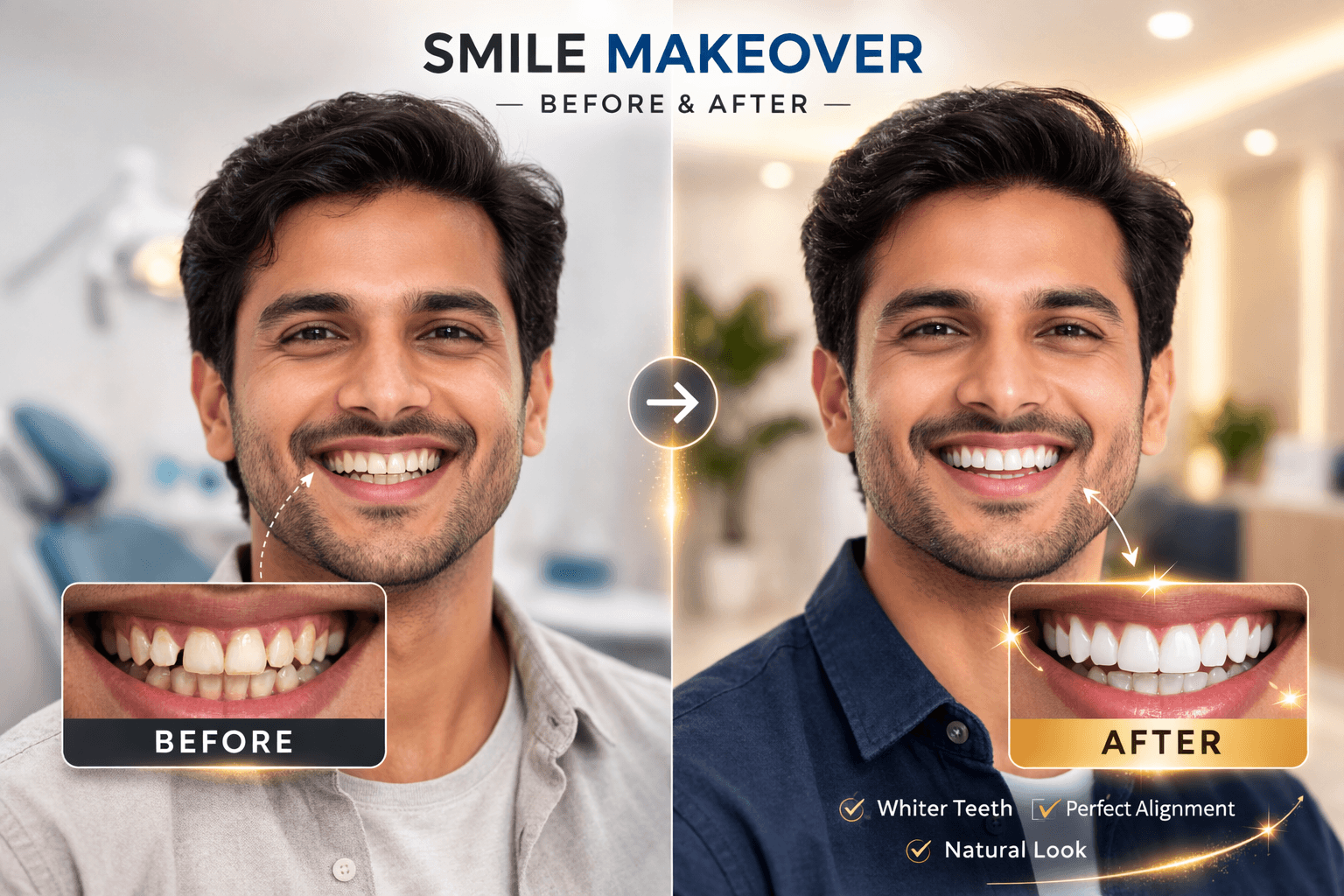 Smile Makeover — BrightSmile Dental Studio